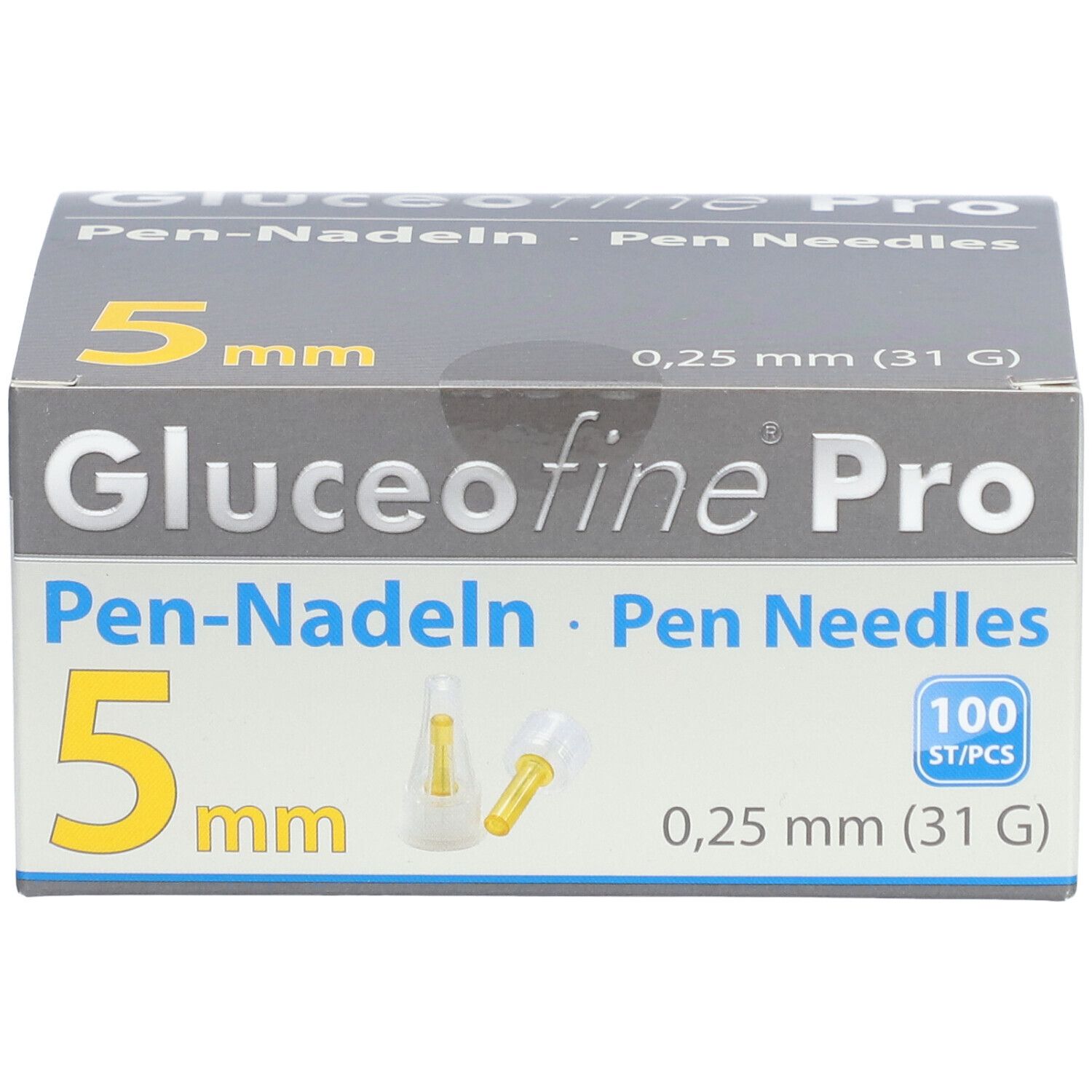 Gluceofine Pro Pen-Nadeln 31 G 0,25 x 5 mm