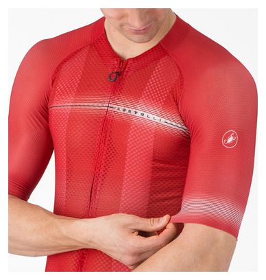 Maillot à Manches Courtes Climber's A/C Homme Rouge Noir