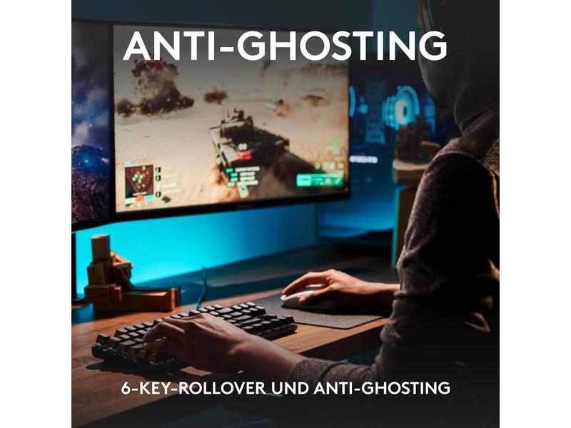 Logitech Gaming-Tastatur G413 SE Mechanische Gaming-Tastatur mit Aluminium-Top-Case
