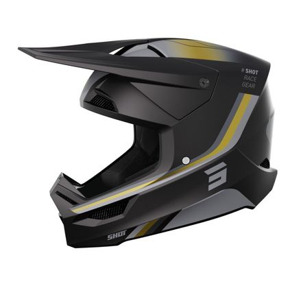 Casque cross Shot FURIOUS - AIM 2024 - Jaune