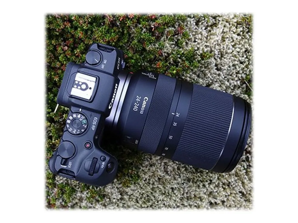 Canon EOS RP - Digitalkamera - spejlløst - 26.2 MP - Full Frame - 4K / 25 fps - 10x optisk zoom RF 24-240 mm F4-6.3 IS USM objektiv - Wi-Fi, Bluetooth