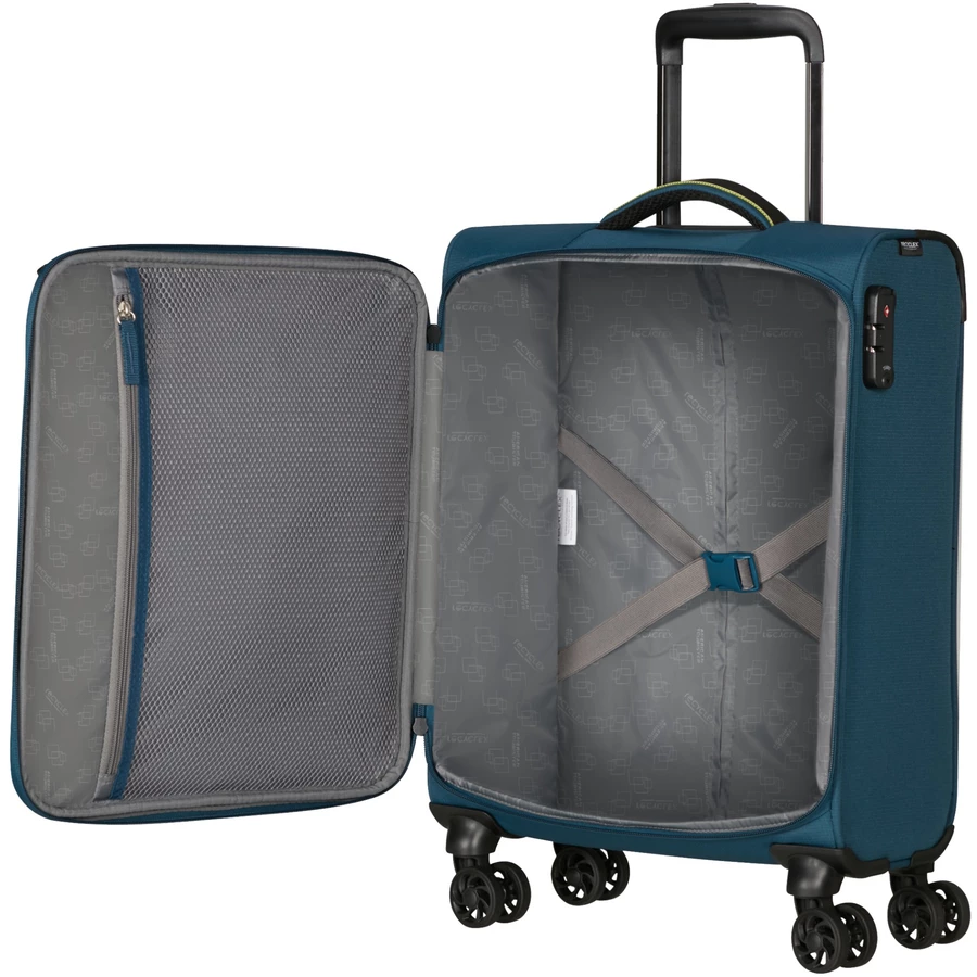 American Tourister Take2Cabin - 4-Rollen Kabinentrolley 55 cm harbor blue