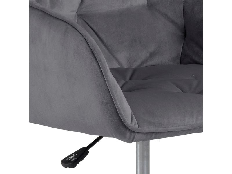 AC Design Bürostuhl Brooke, mit Bremsrollen, Dunkelgrau Schreibtischstuhl