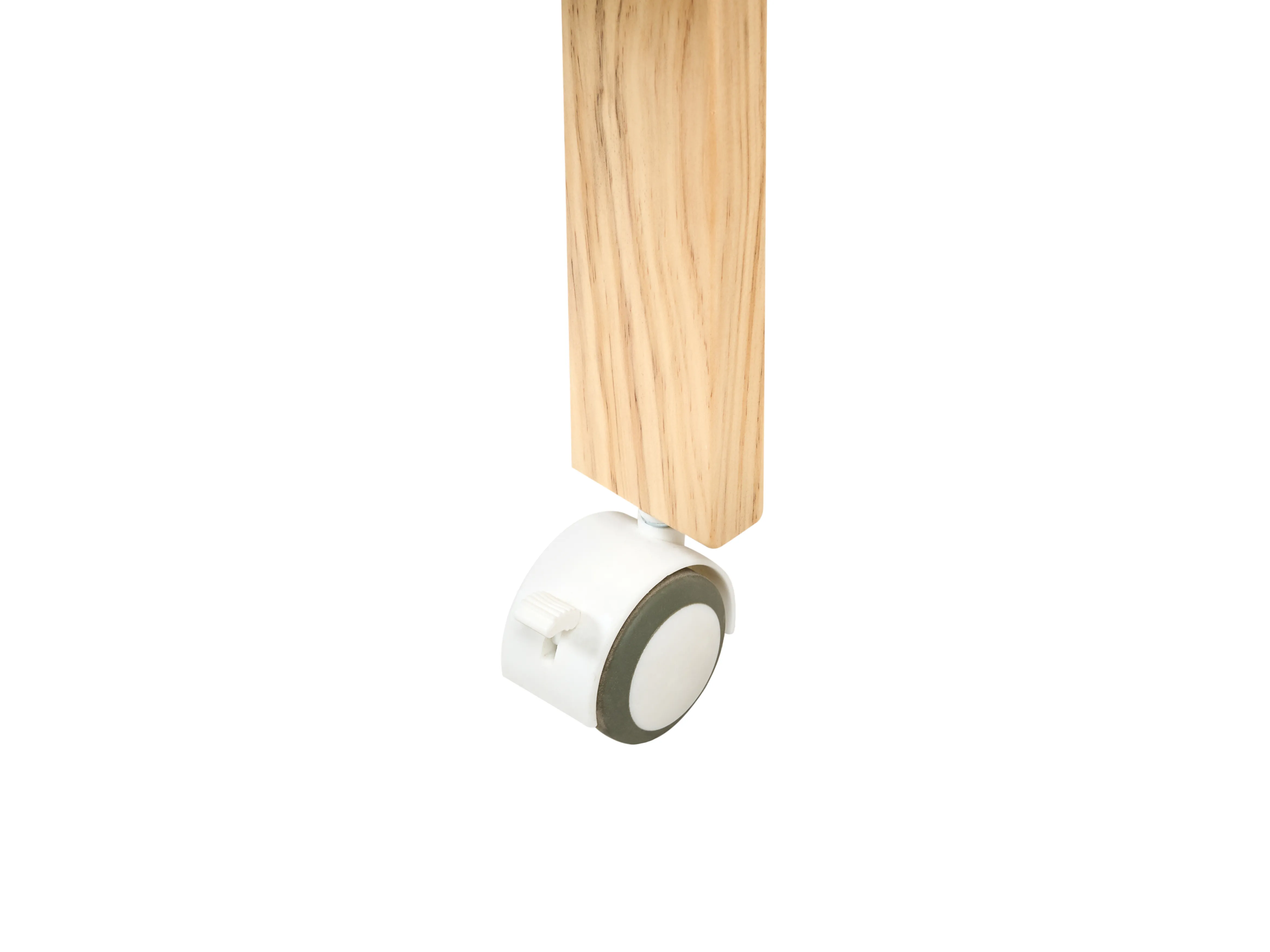 Babybedje Dennenhout BODMIN 60 x 120 cm met wielen Lichtbruin