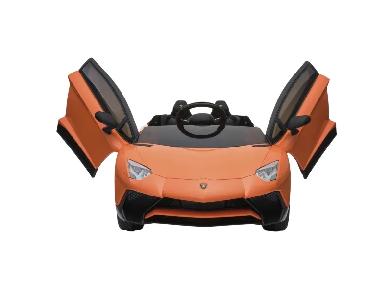 Elbil Lamborghini Aventador, NORDIC PLAY Speed 12V, Orange (805-684)