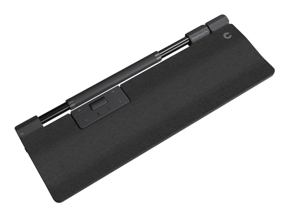Contour RollerMouse Pro - Centreret mus - ergonomisk - med forlænget håndledsstøtte og vegansk læder - 6 knapper - kablet - USB