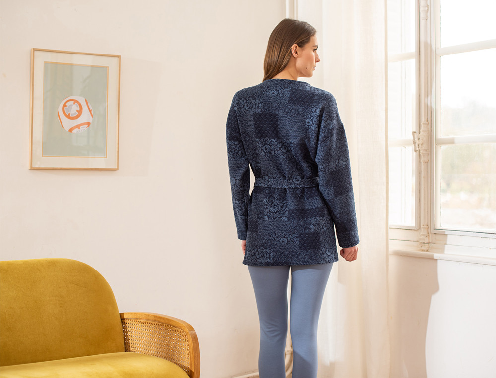 Veste femme-Bleu de Kyoto