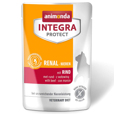 animonda Katzenfutter Integra Protect Adult Renal Rind 24x85g
