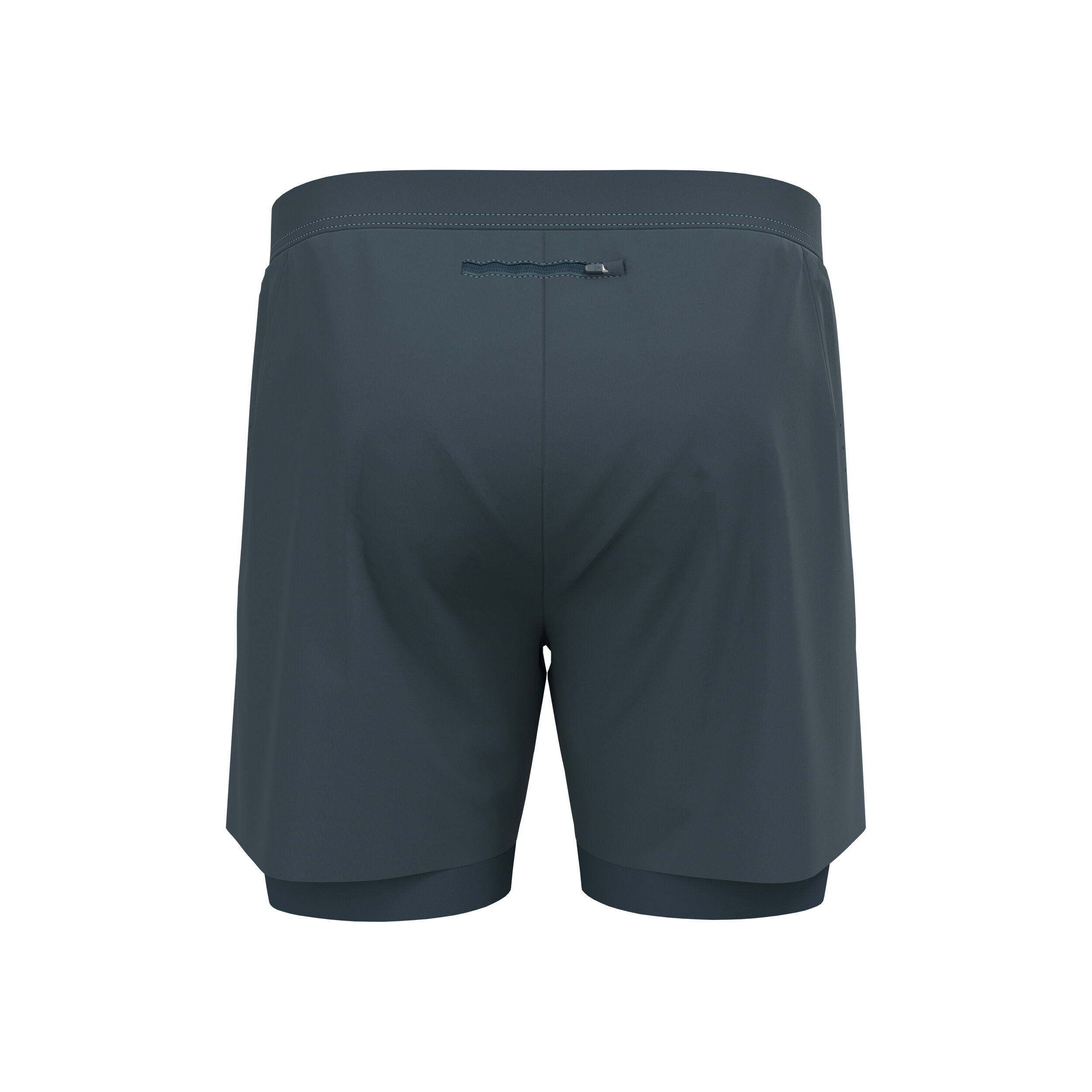 Odlo Zeroweight 5inch 2in1 Short De Running Hommes - Gris Foncé