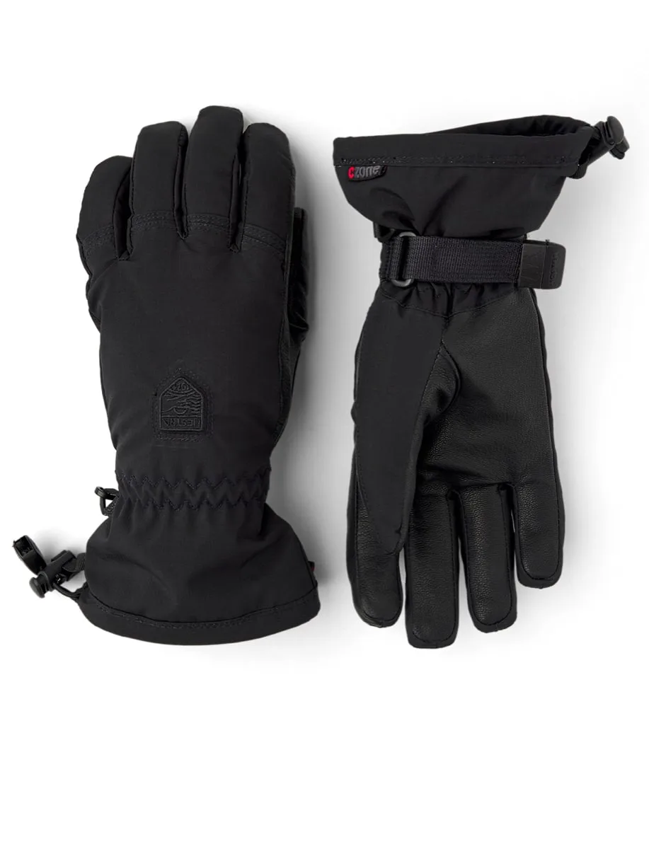 Hestra Women'S Powder Czone - 5 Finger Black