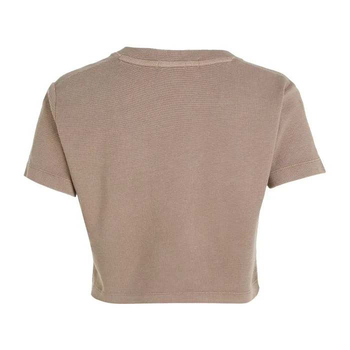Calvin Klein Waffle V-neck Shirt Dames