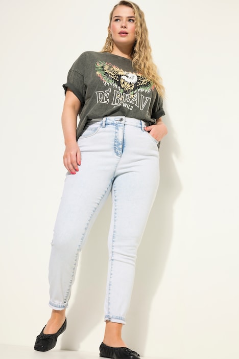 Skinny Jeans, bleached Denim, 5-Pocket