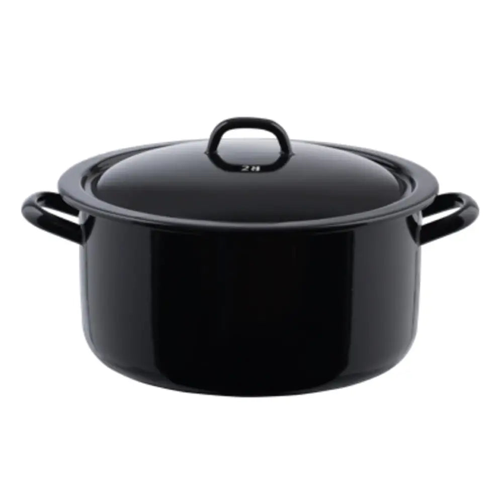 RIESS Braad- Kookpan Emaille 24CM -4L
