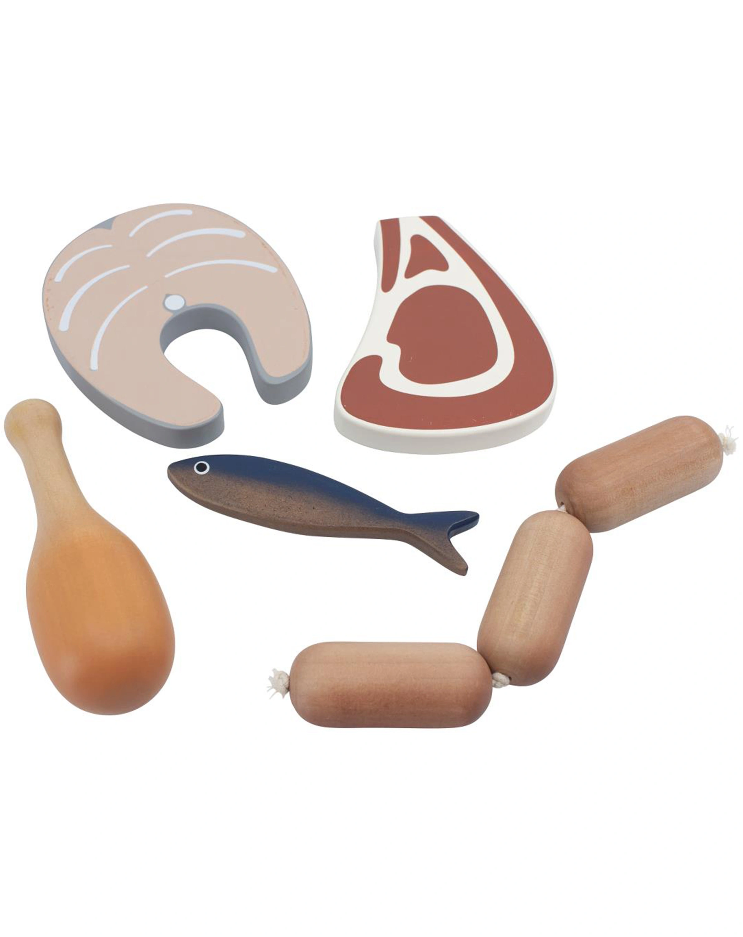 Spiel-Lebensmittel Fleisch & FISCH 6-teilig