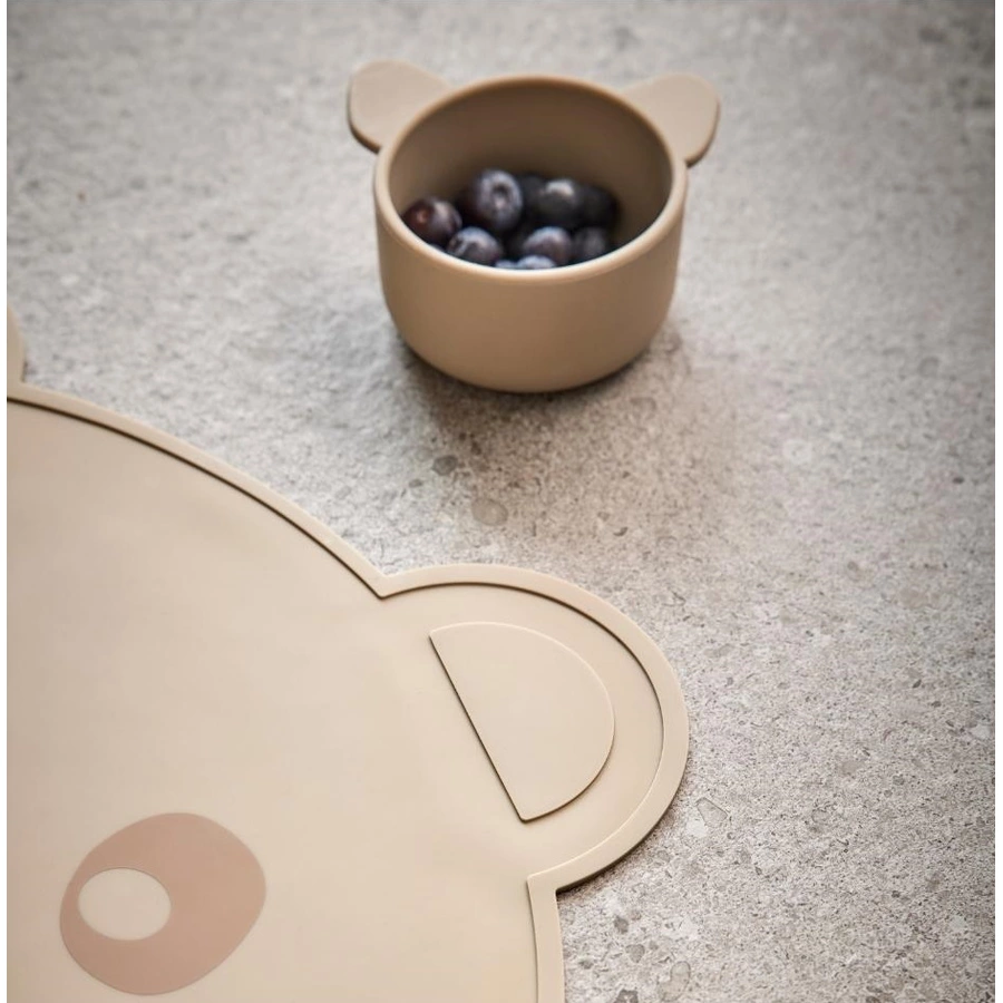 nuuroo Snack-Schüsseln Rosa Koala 2-teilig, Cobblestone