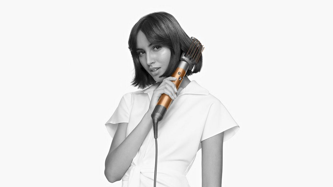 Airwrap Complete Long Multi Haarstyler HS05 mit 6 Aufsätzen (395915-01) - Blau / Kupfer