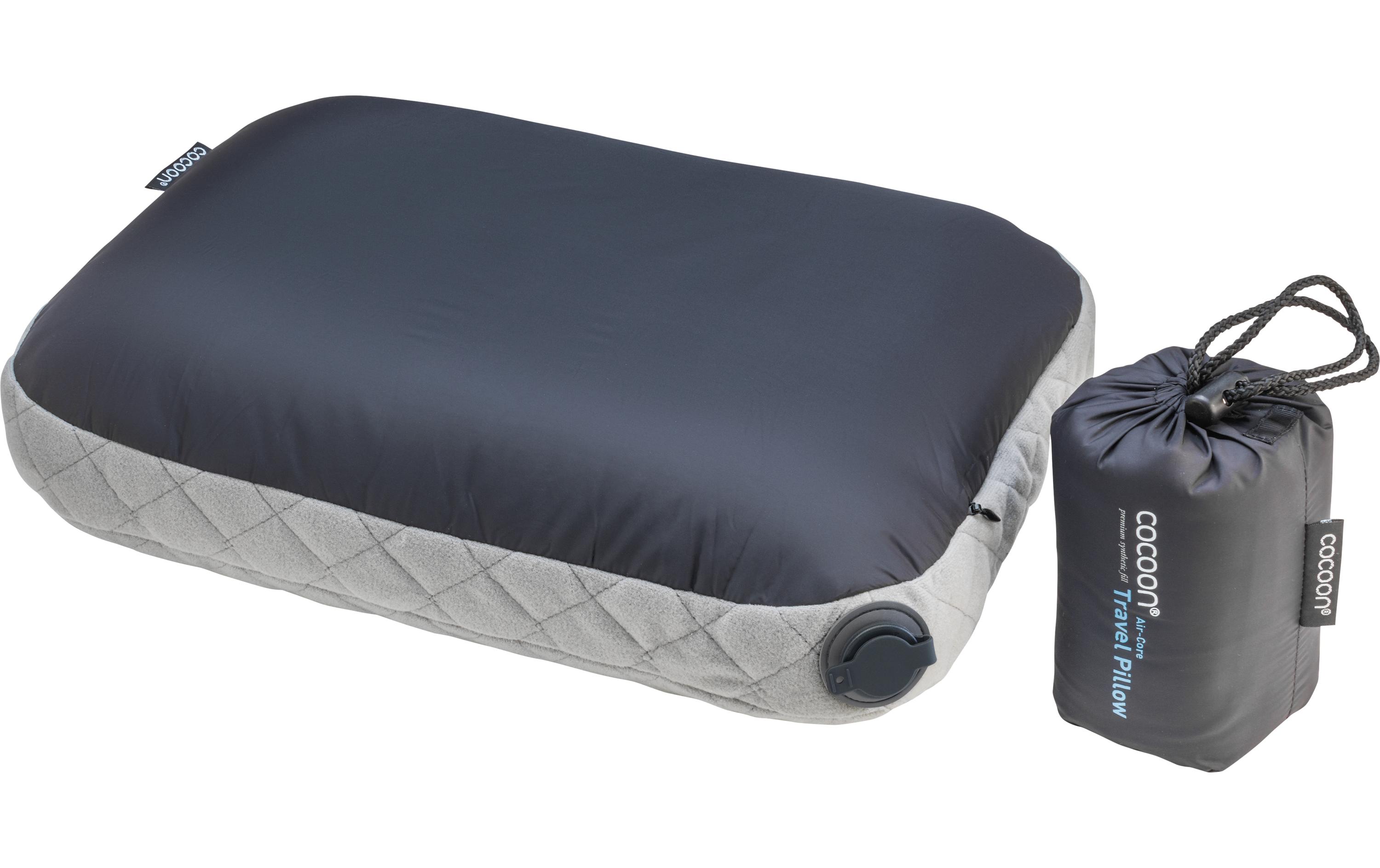 Reisekissen Air Core Pillow, Grau, 28 cm x 38 cmKompakt verpackbares Reisekissen