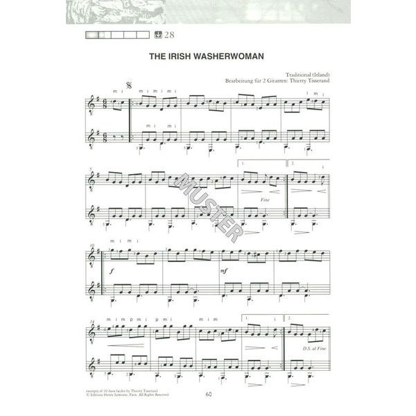 Edition Dux Saitenwege für zwei Gitarren 1