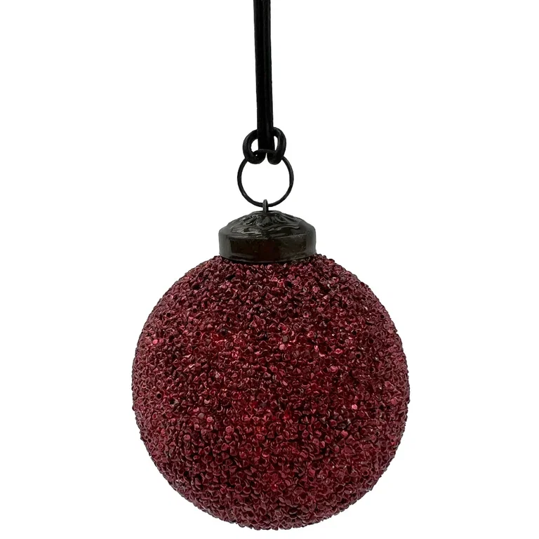 Julekule Pearly Ø10 cm