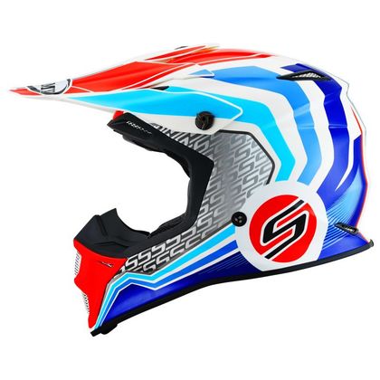 Casque cross Suomy MX SPEED PRO MIPS - FORWARD - BLUE/WHITE 2023 - Bleu / Blanc