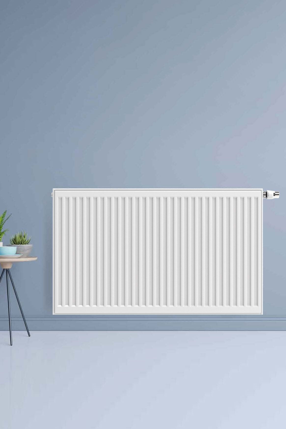 Sanigoods Dallas 2 koloms radiator 70x50cm 1046W wit