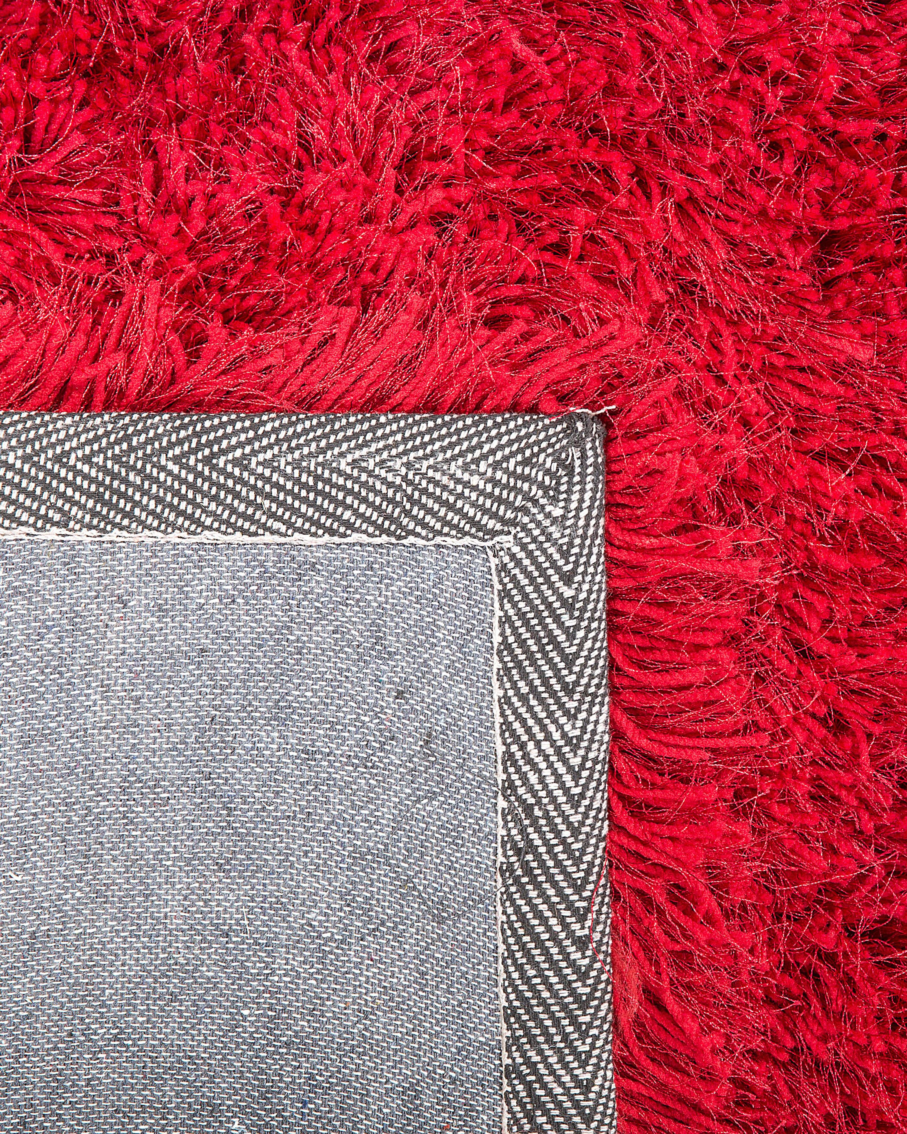 Hoogpoligvloerkleed CIDE Rood 160 x 230 cm