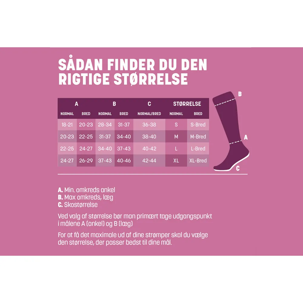 Mabs Nylon Knee Tan - Flere størrelser