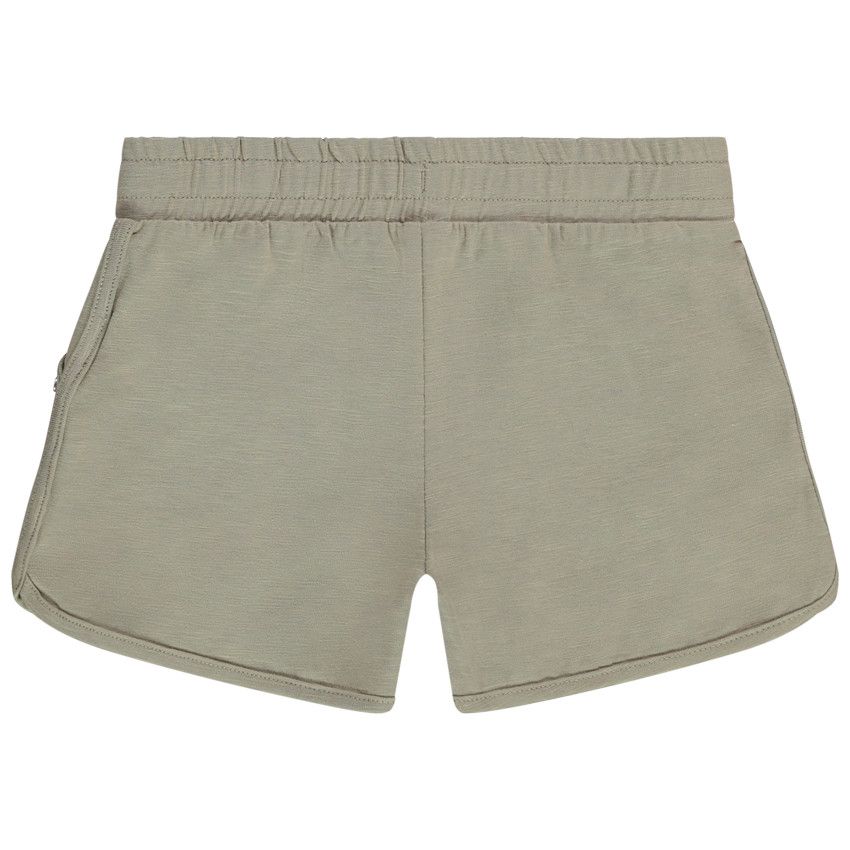 Short en jersey uni pour fille - Vert