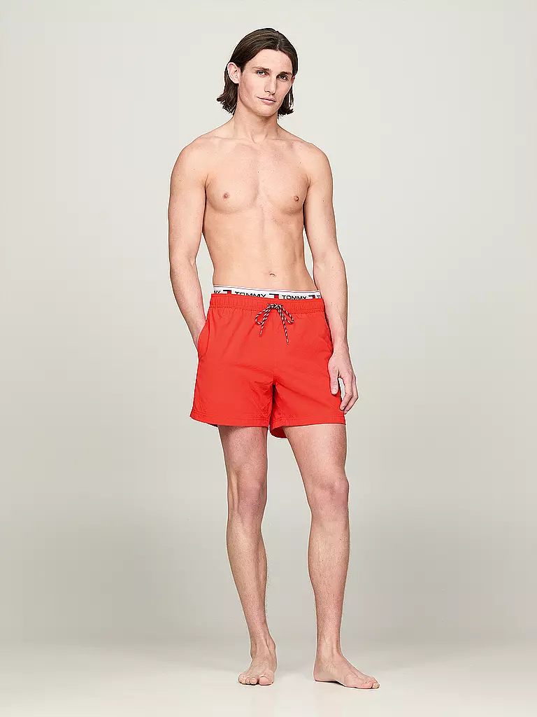 TOMMY HILFIGER Badeshorts rot