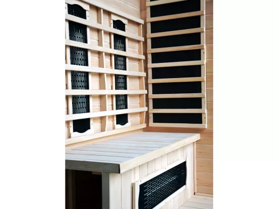 Cabine sauna infrarouge 2 places luxe