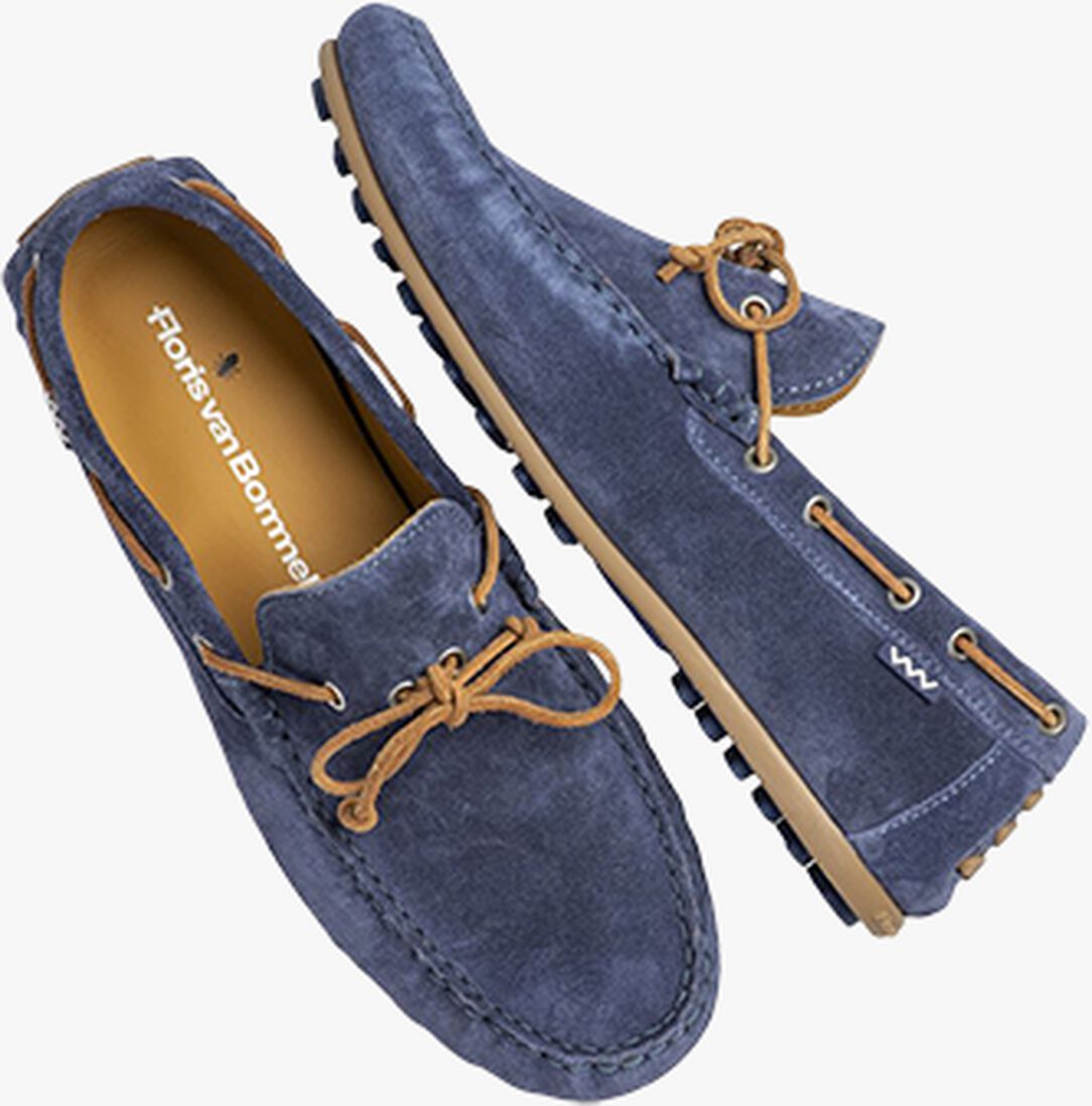 FLORIS VAN BOMMEL blauwe floris van bommel mocassins sfm-40009