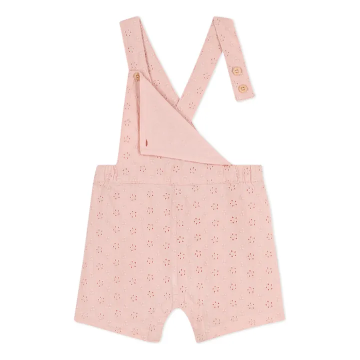 Petit Bateau Salopette Courte Broderie Anglaise | Rose