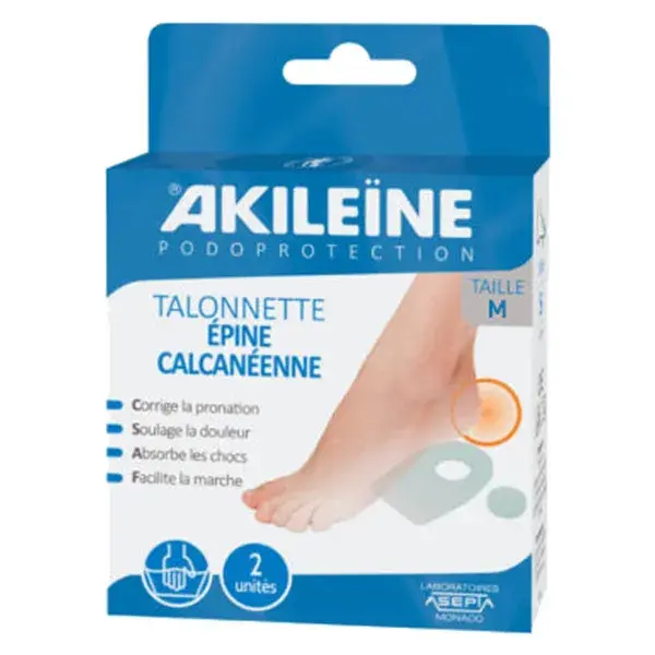 Protetor de calcanhar Akileine Podoprotection para esporão do calcâneo, tamanho M