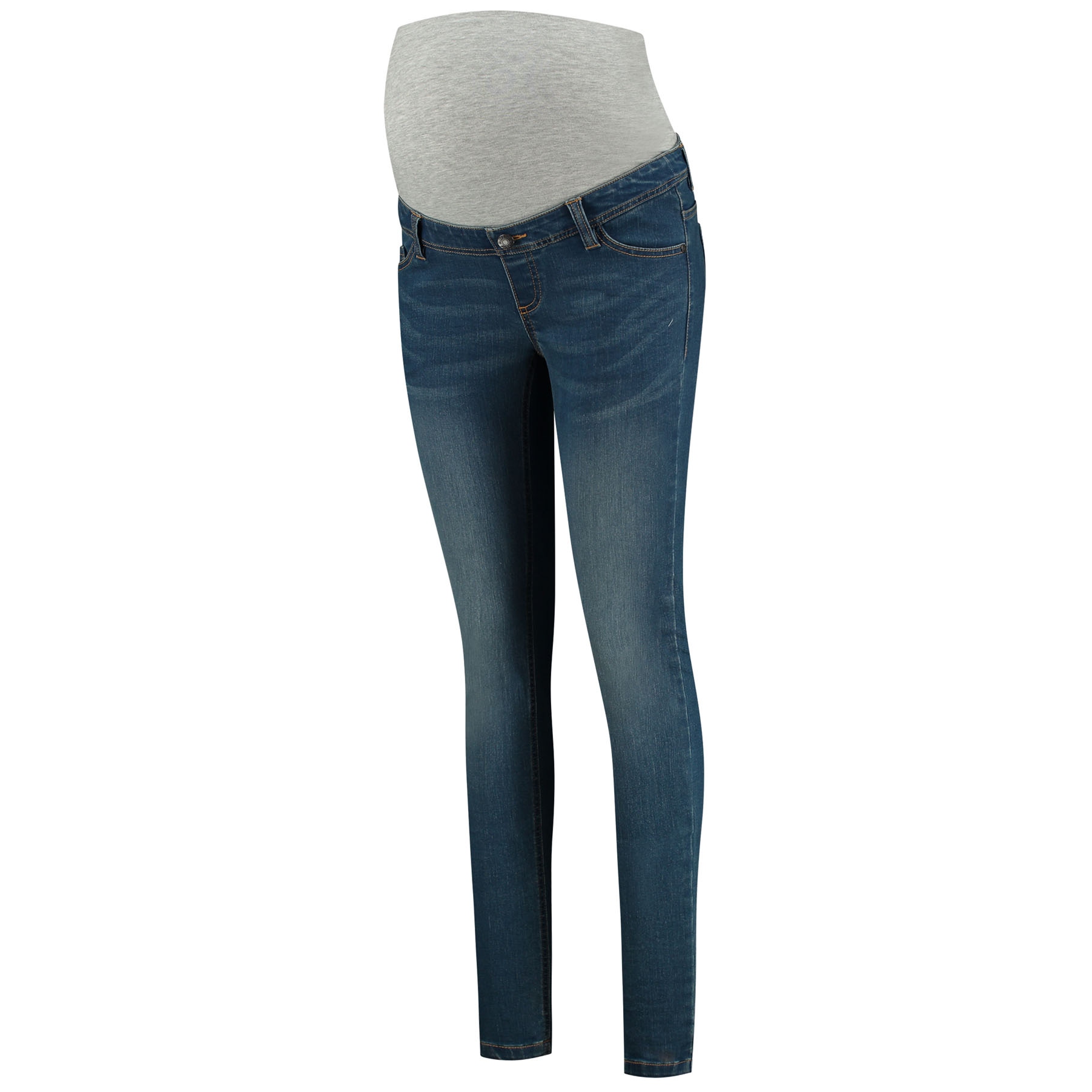 Prénatal zwangerschapsjeans lang effen denim