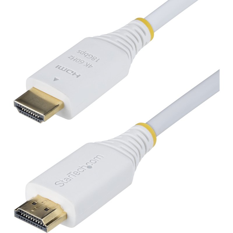 StarTech.com HDMI2-CABLE-4K60-6FW câble HDMI 1,8 m HDMI Type A (Standard) Blanc