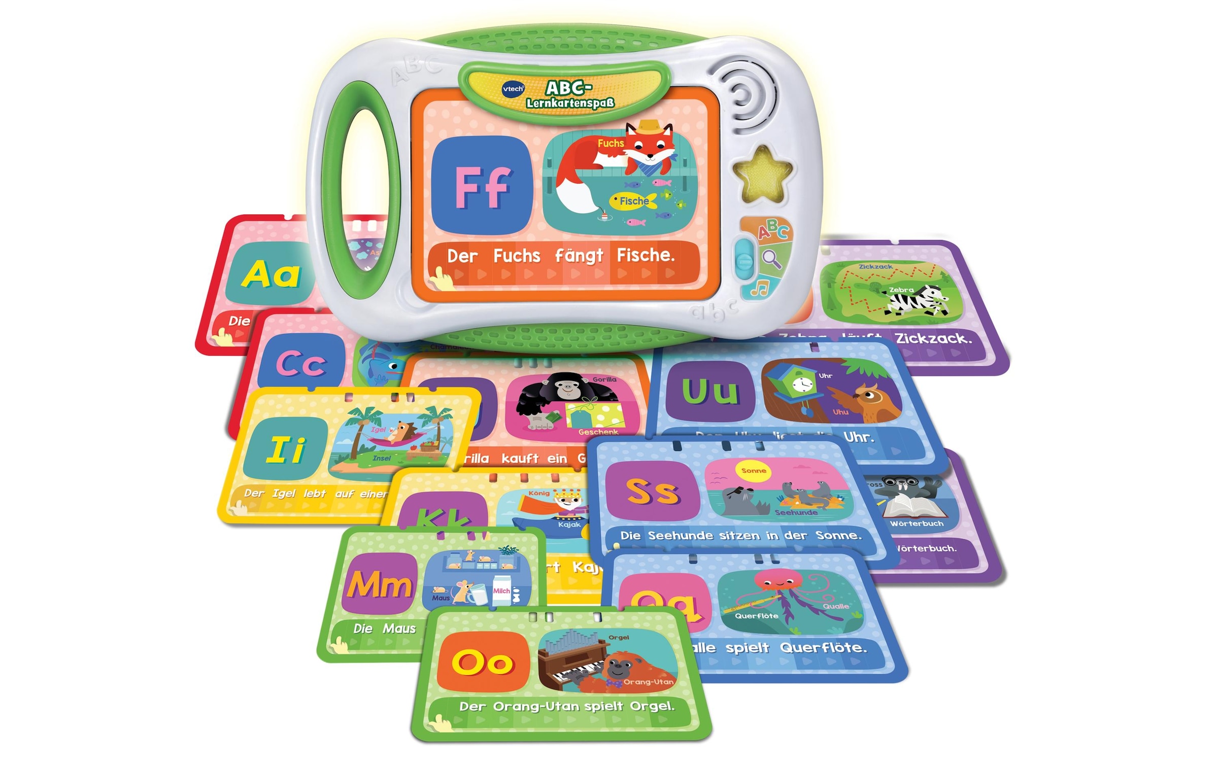 Vtech® Greifspielzeug »ABC-Lernkartenspass -DE-«