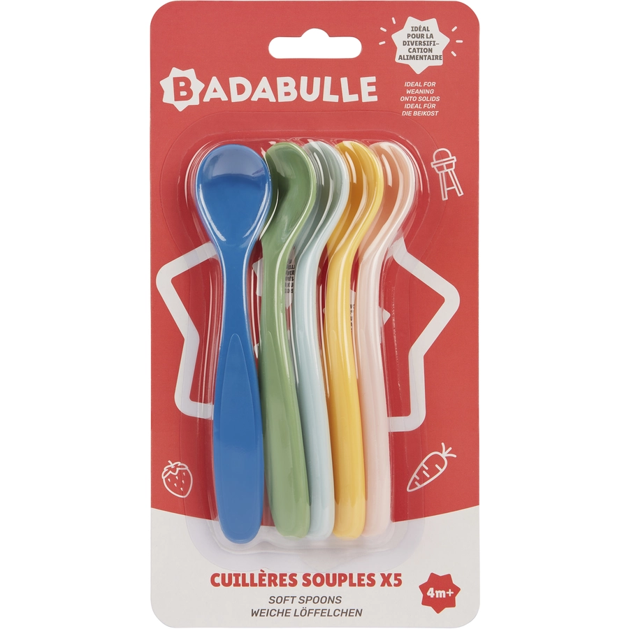 Badabulle Löffel flexibel 5er-Pack