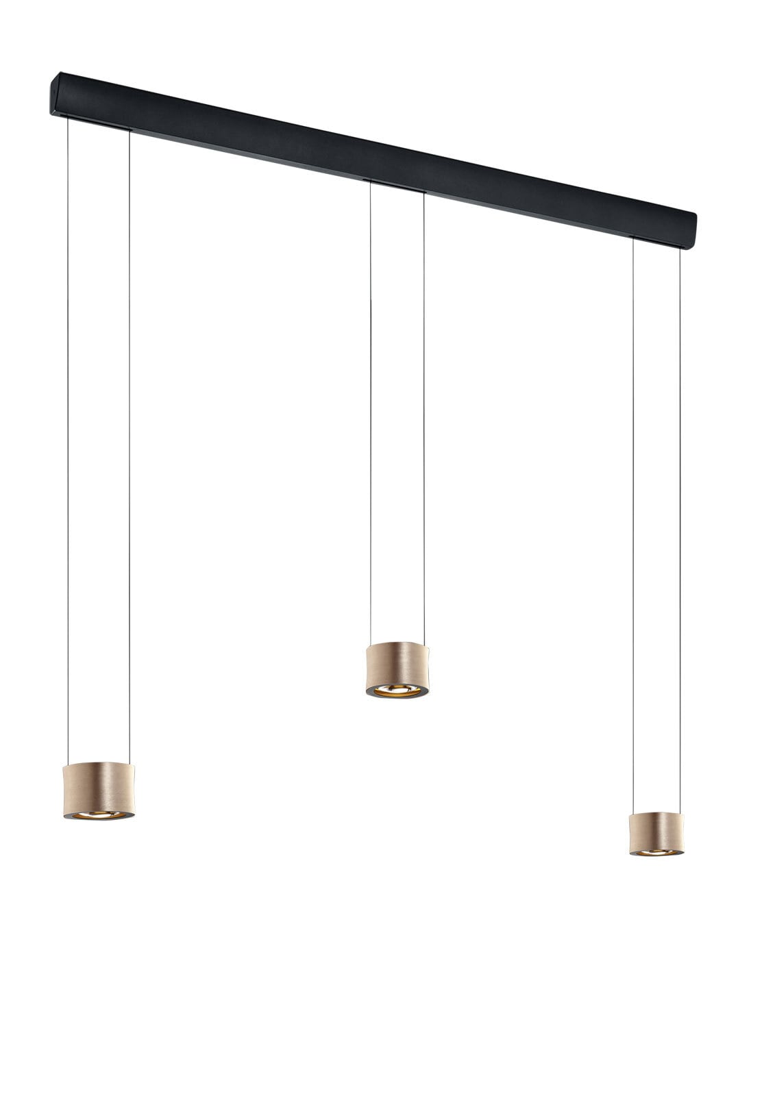 BANKAMP LED Balkenpendel IMPULSE rose-goldfarbig