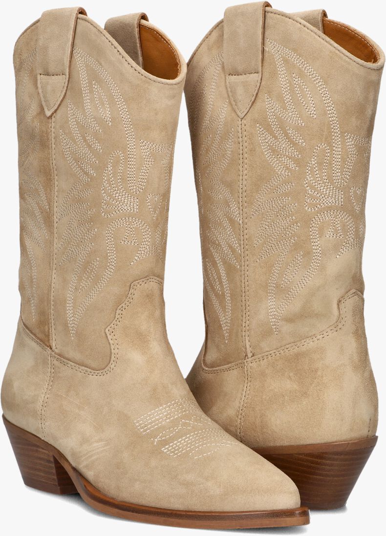 ALPE beige alpe enkellaarsjes 5001