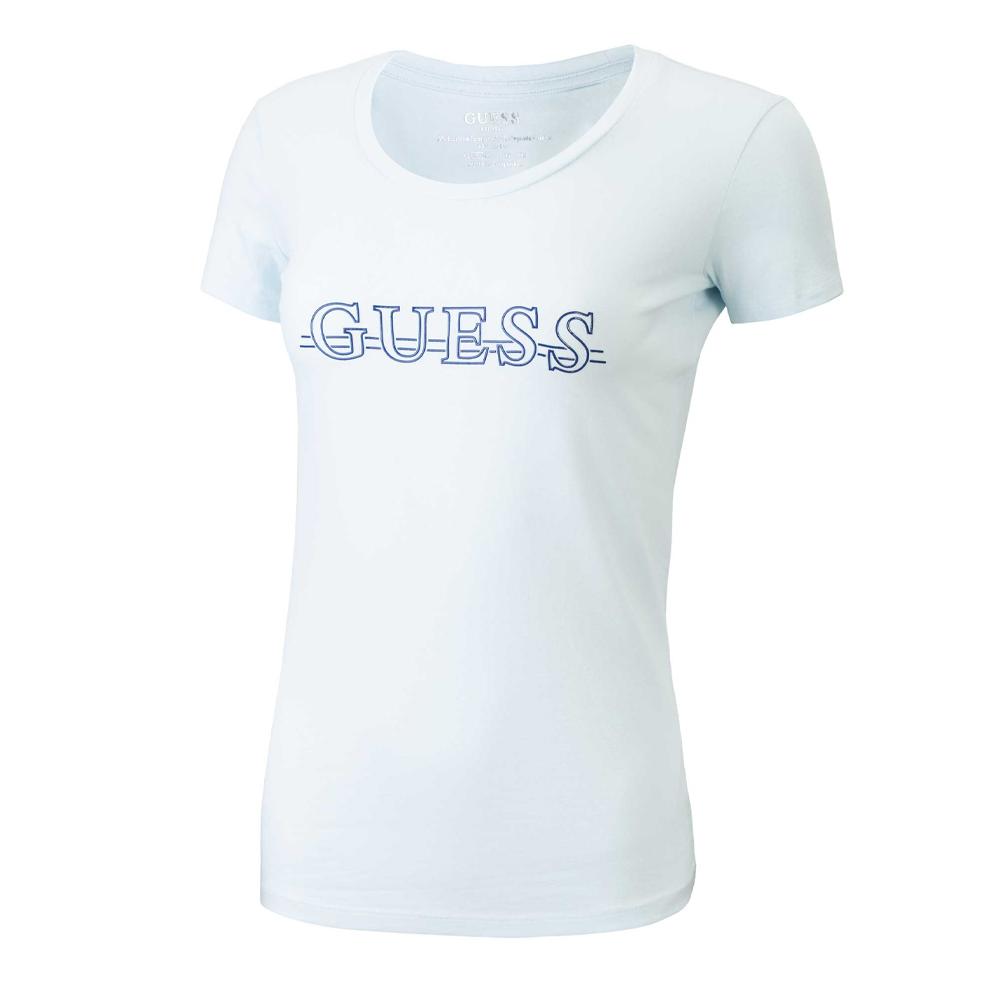 Guess T-shirt Bleu Femme Guess Davina