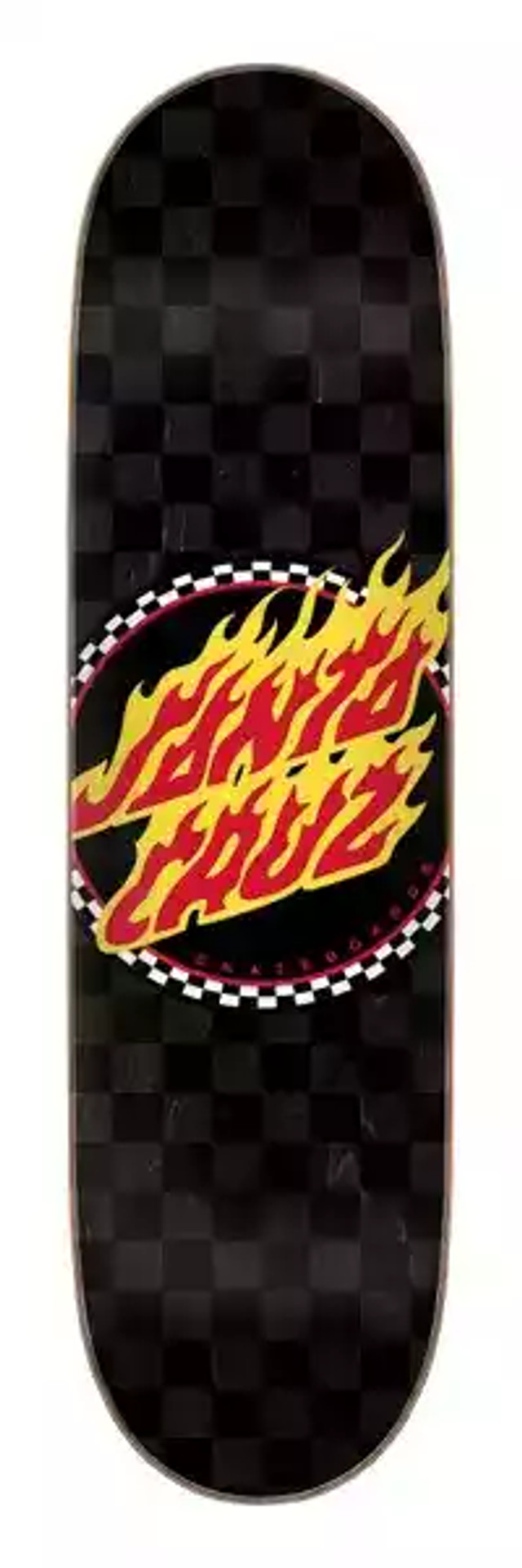 Santa Cruz Deck Flame Dot Check 7-Ply Birch 8.5