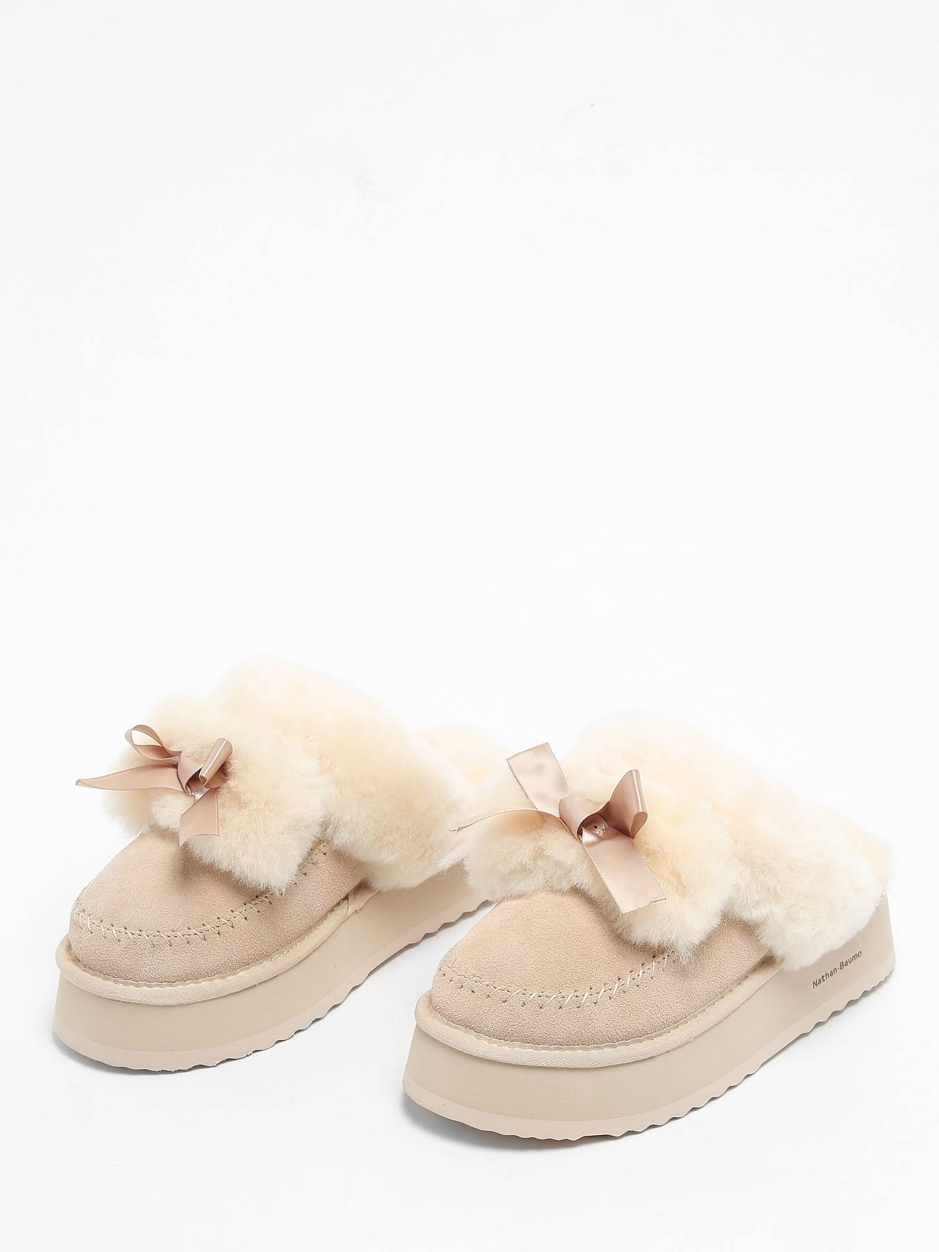 Chaussons en cuir NATHAN BAUME
