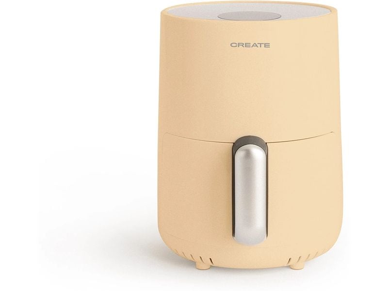 Create Heissluft-Fritteuse Air Fryer Sand 1.5 l Kompakter Air Fryer für fettarmes Frittieren und Backen