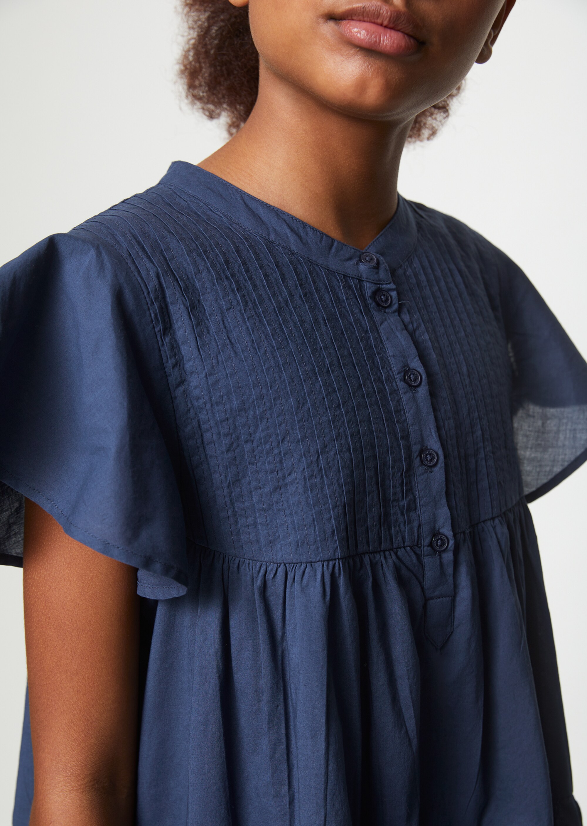 TEENS-GIRLS Stufenkleid aus reiner Baumwolle