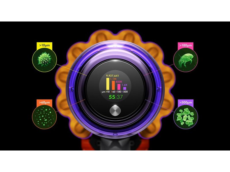Dyson Akku-Hand- und Stielsauger V15 Detect Absolute Gold Kabelloser Staubsauger