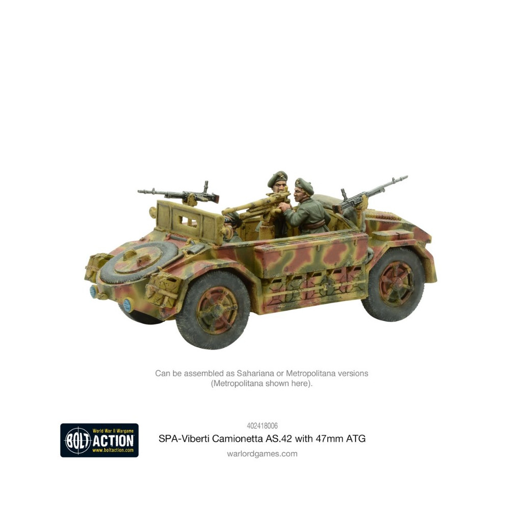 Bolt Action - SPA-Viberti Camionetta AS.42 with 47mm ATG