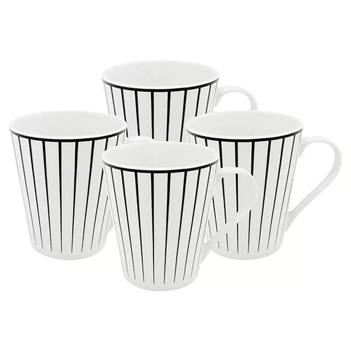 Teetasse Miyu James Wood schwarz,weiss