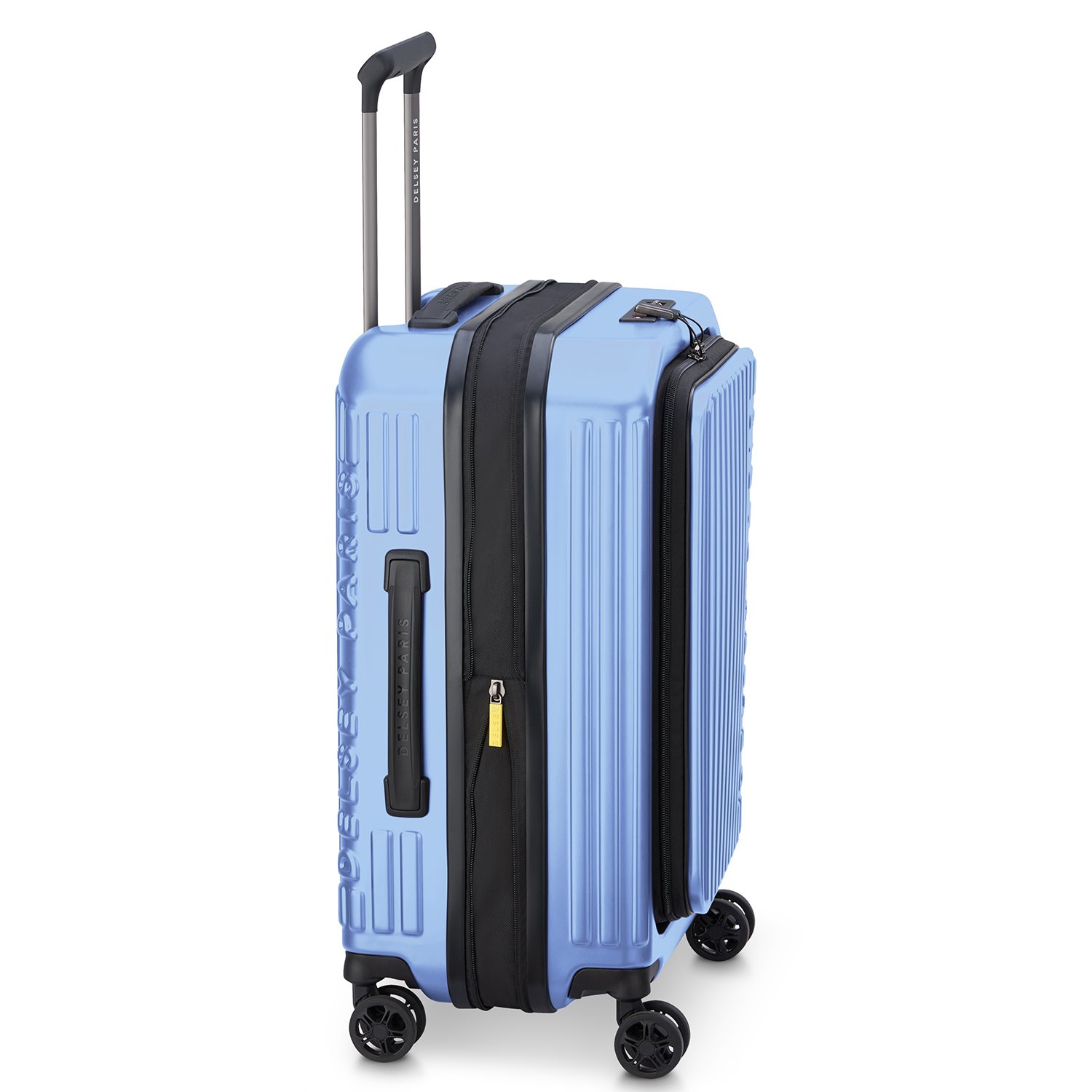 Delsey Securitime Zip Cabin Trolley S Expandable lavendel blue