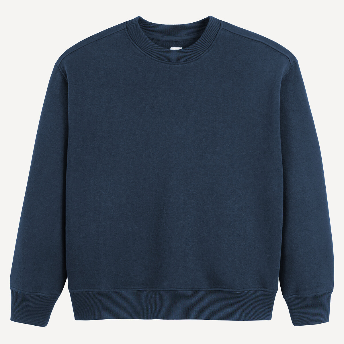 COLEÇÕES LA REDOUTE<br>Moletom de gola redonda achatado