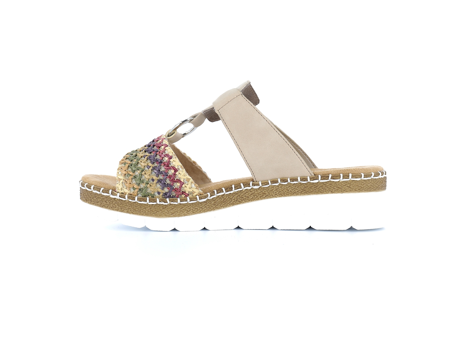 Rieker-V1243 Synthétique Multi Beige